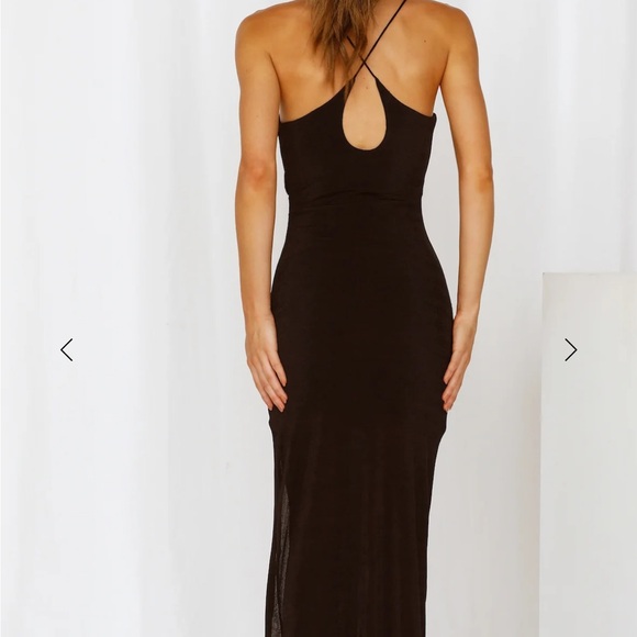 Hello Molly Cold Brew Maxi Dress Black - Picture 5 of 6